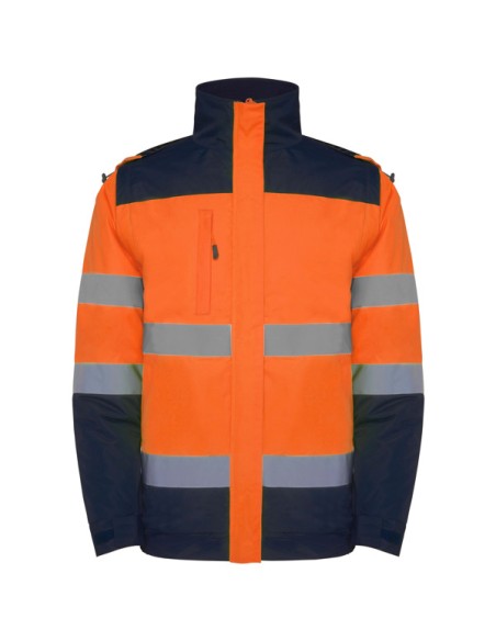 High-visibility padded parka, waterproof fabric - EPSYLON ROLY