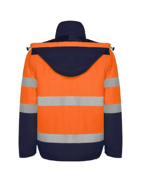 High-visibility padded parka, waterproof fabric - EPSYLON ROLY