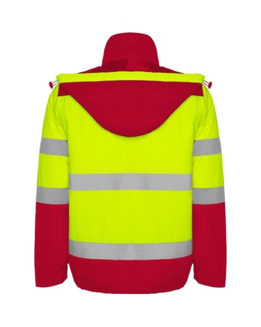High-visibility padded parka,... High-visibility padded parka,...