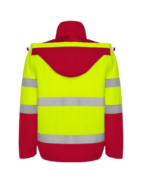 High-visibility padded parka, waterproof fabric - EPSYLON ROLY