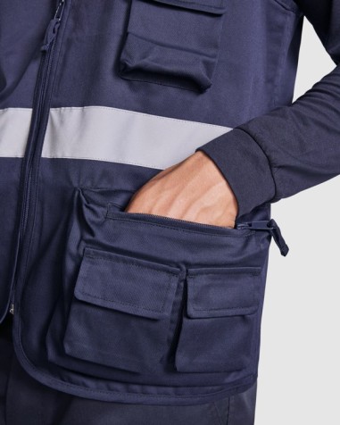 Gilet multipoches haute visibilité -... Gilet multipoches haute visibilité -...