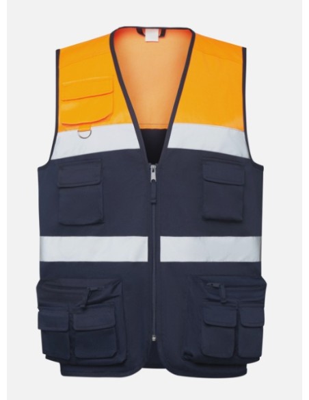 High-visibility multi-pocket vest - BETA ROLY