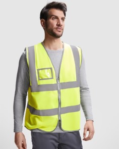 High-visibility zippered...