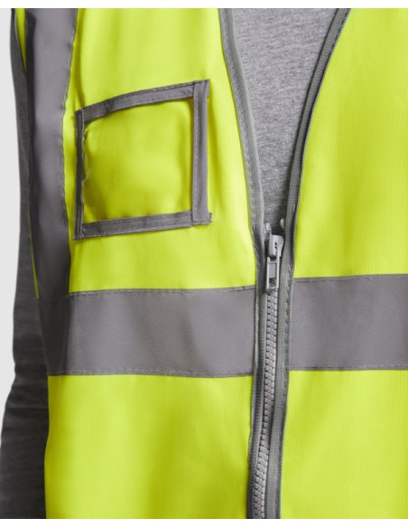 High-visibility zippered vest - POLUX ROLY