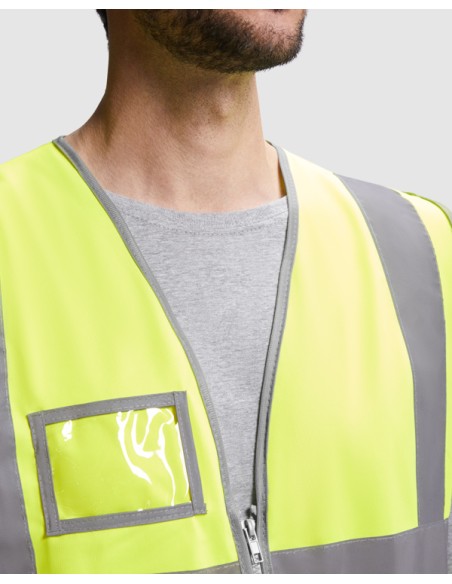 High-visibility zippered vest - POLUX ROLY