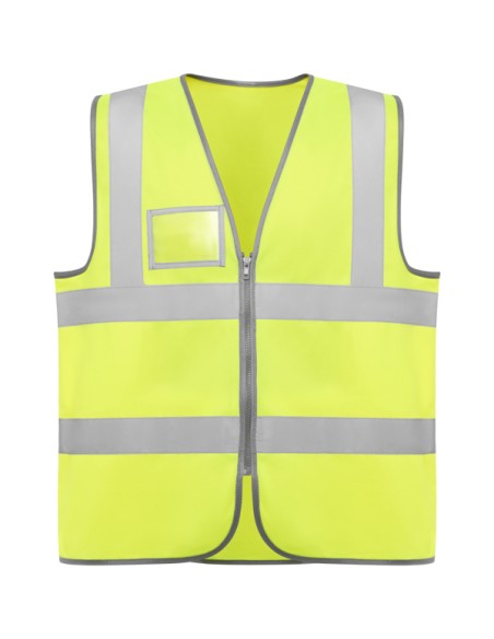 High-visibility zippered vest - POLUX ROLY