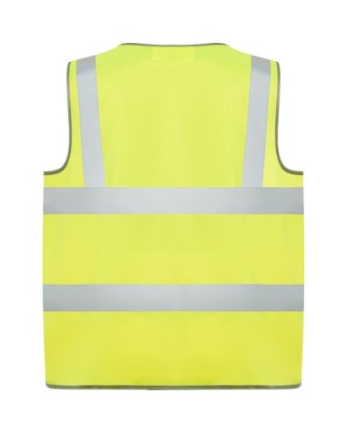 High-visibility zippered vest - POLUX... High-visibility zippered vest - POLUX...