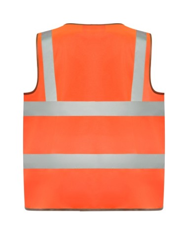 High-visibility zippered vest - POLUX... High-visibility zippered vest - POLUX...