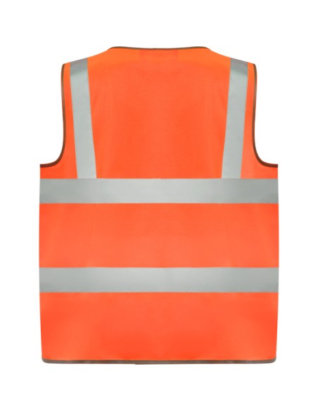 High-visibility zippered vest - POLUX ROLY