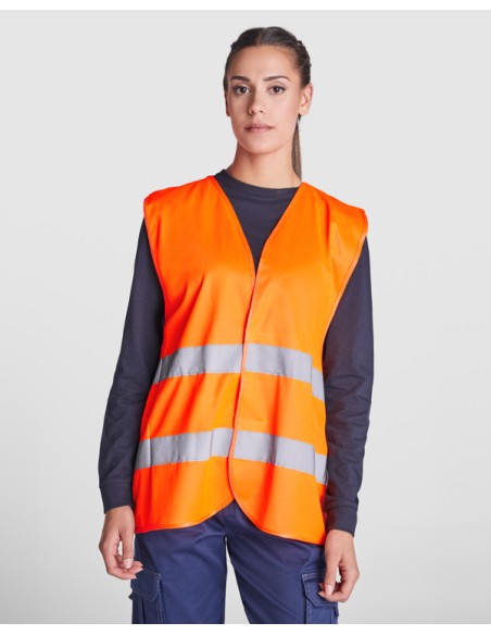 Gilet haute visibilité avec fermeture velcro - SIRIO ROLY