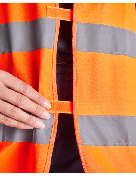 Gilet haute visibilité avec fermeture velcro - SIRIO ROLY