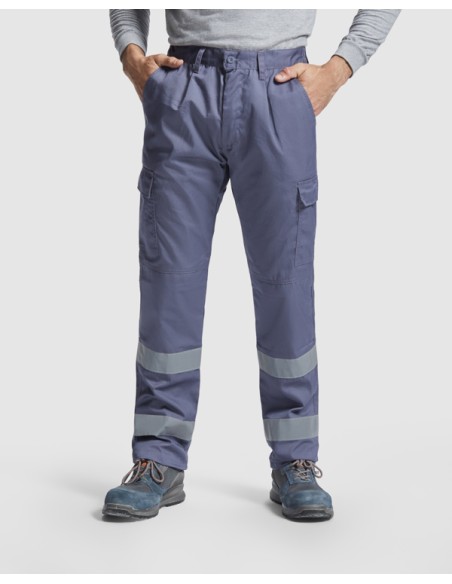 High-visibility long work trousers - DAILY HV ROLY