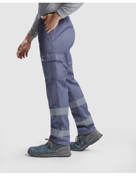 High-visibility long work trousers - DAILY HV ROLY