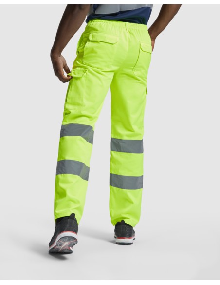 Pantalon de travail haute visibilité en tissu résistant - ALFA ROLY