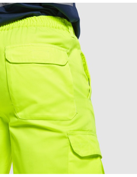 High-visibility work trousers made of durable fabric - ALFA ROLY