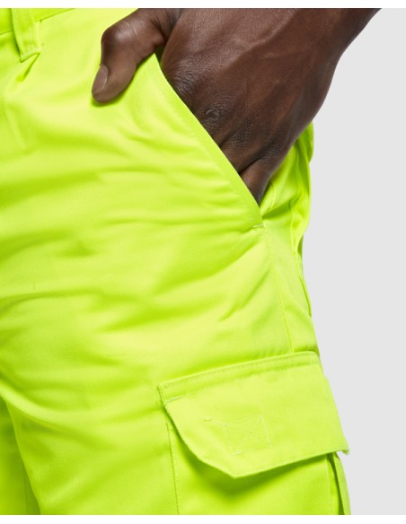 Pantalon de travail haute visibilité en tissu résistant - ALFA ROLY