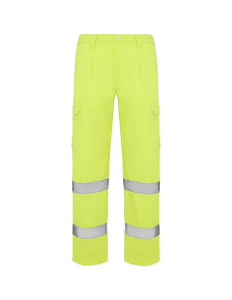 High-visibility work trousers made of durable fabric - ALFA ROLY