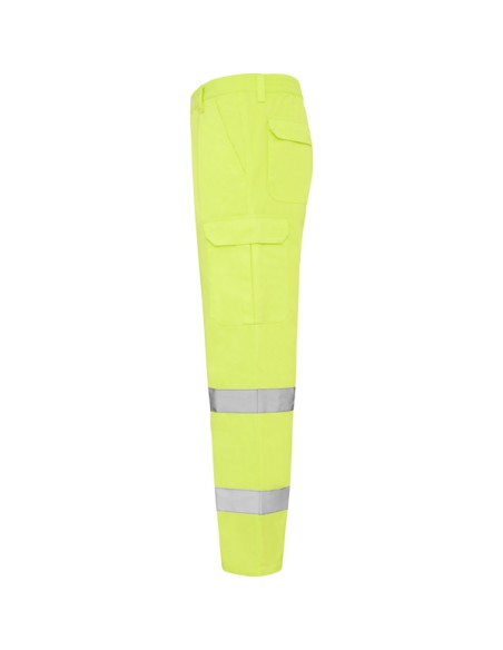 High-visibility work trousers made of durable fabric - ALFA ROLY