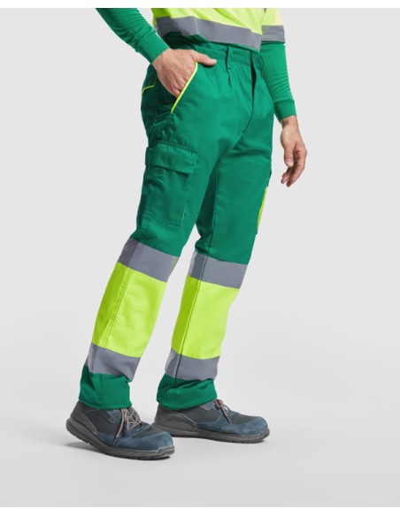 Pantalón laboral multibolsillos alta visibilidad invierno - ENIX ROLY