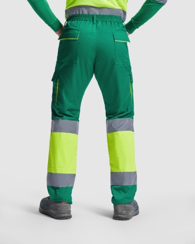 Pantalón laboral multibolsillos alta... Pantalón laboral multibolsillos alta...