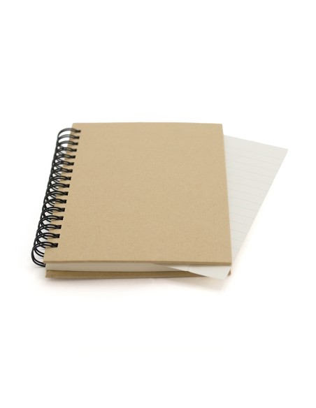 Carnet en carton recyclé 80 feuilles (11,6x15,3cm) - Emerot