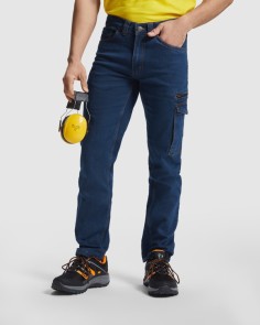 Multi-pocket work jeans -...