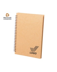 Recycled cardboard notebook 80 sheets (16.6x21.7cm) - Gulliver