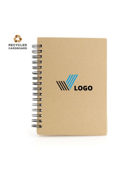 Carnet en carton recyclé 80 feuilles (11,6x15,3cm) - Emerot