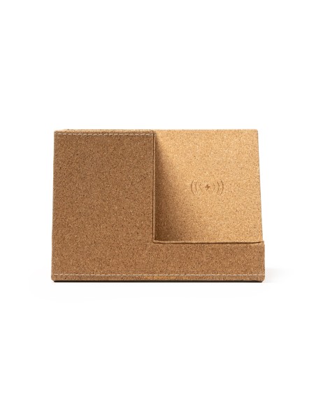 Customizable Cork Pencil Holder with Wireless Charging - PROMET