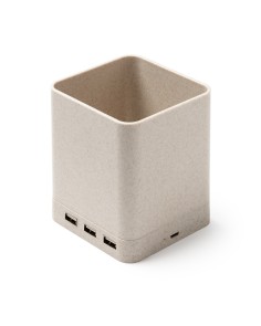 Plastic pencil holder with... 2