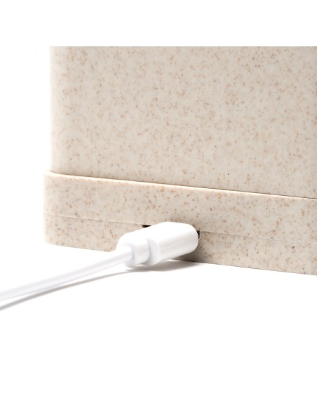 Plastic pencil holder with wheat fiber removable charge - MELBUX
