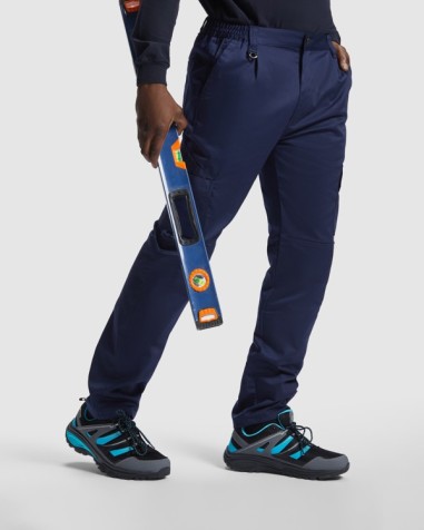 Long work trousers with side pockets...