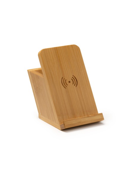 Bamboo Pencil Holder with 10W Wireless Charger - KODIX