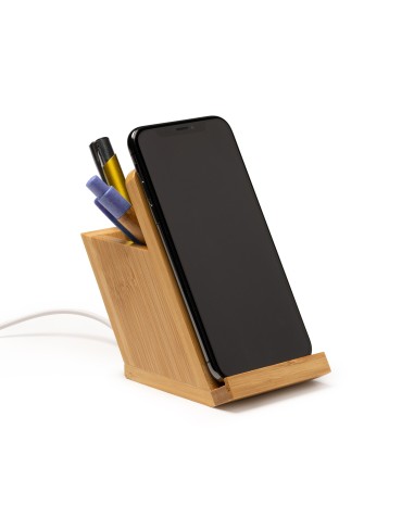 Bamboo Pencil Holder with 10W... Bamboo Pencil Holder with 10W...