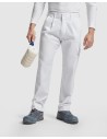 White work trousers made of durable... White work trousers made of durable...