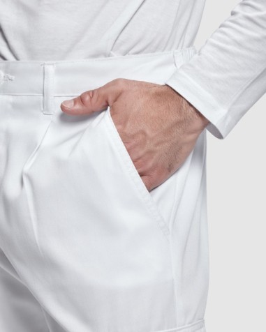 Pantalons laborals de color blanc...