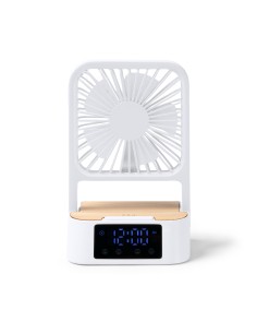 FUYI Desk Fan with Clock... 2