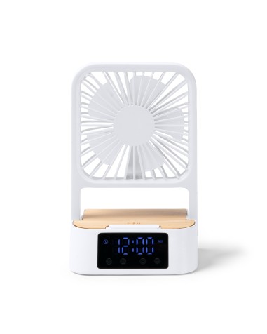 FUYI Desk Fan with Clock Function and... FUYI Desk Fan with Clock Function and...
