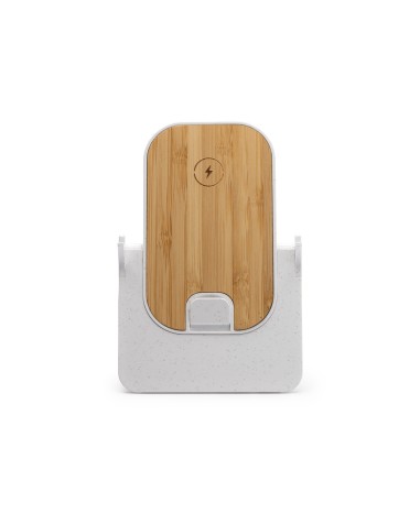 Chargeur sans fil en bambou... Chargeur sans fil en bambou...
