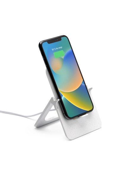 Chargeur sans fil en bambou personnalisable - ALOK