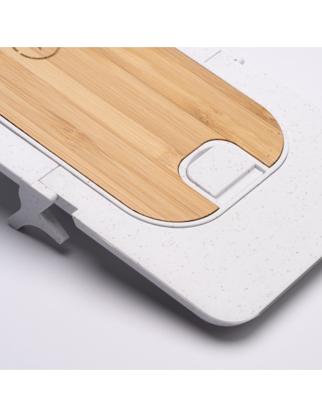 Chargeur sans fil en bambou personnalisable - ALOK