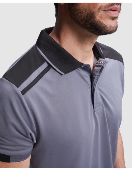 Short-sleeved polo shirt in mixed colors - SAMURAI ROLY