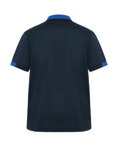 Short-sleeved polo shirt in mixed...