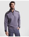 Sweat-shirt demi-zip en coloris... Sweat-shirt demi-zip en coloris...