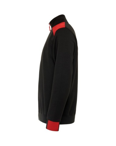 Half-zip sweatshirt in mixed colors...