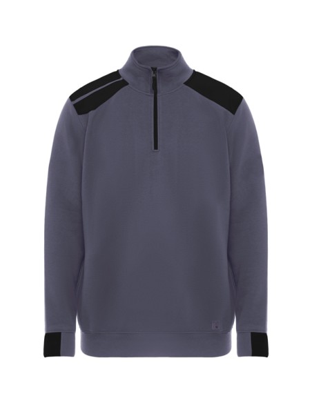 Sudadera media cremallera en colores combinados 280g/m²   - MAVERICK ROLY