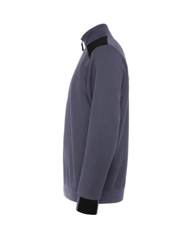 Sweat-shirt demi-zip en coloris...