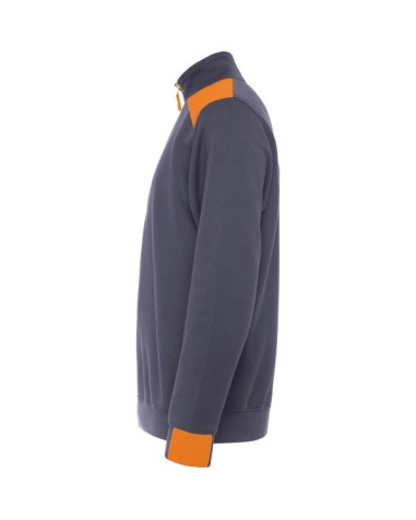 Sudadera media cremallera en colores...