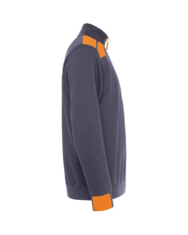 Half-zip sweatshirt in mixed colors...