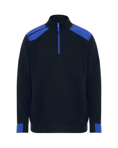 Sudadera media cremallera en colores...